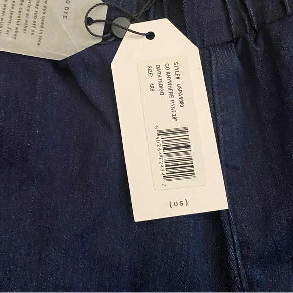 Universal Standard Go Anywhere Pants Dark Indigo Jeggings Jeans Leggings 4XS NEW - Picture 6 of 10